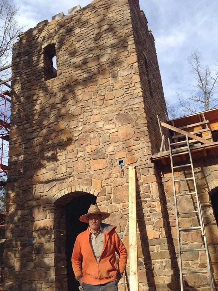 My Grandpa Is A Retired Mathematician. He Got Bored, So He Decided To Build A Castle By Hand. It's Been Like 4 Years, But He's Gettin' There