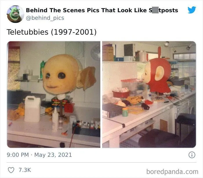 This Twitter Page Collects Behind-The-Scenes Pics That Look Like Bad Memes And Here're 30 Of The Funniest Ones