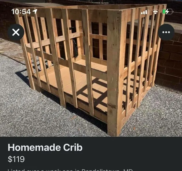 Found On Local Marketplace. Crib Or Death Trap?
