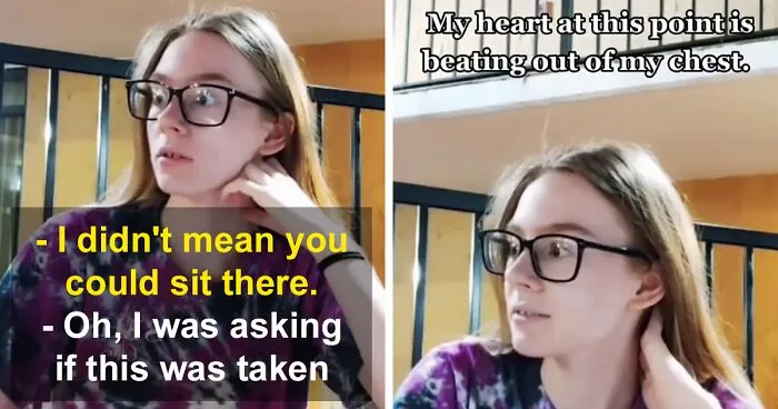 Man Keeps Hitting On A Teen Girl Until She Tells Him She's On Live Video