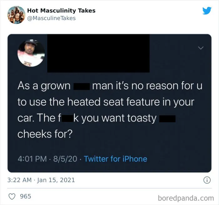 30 Times People Claimed They Knew What Masculinity Is All About Yet It Sounded Messed Up