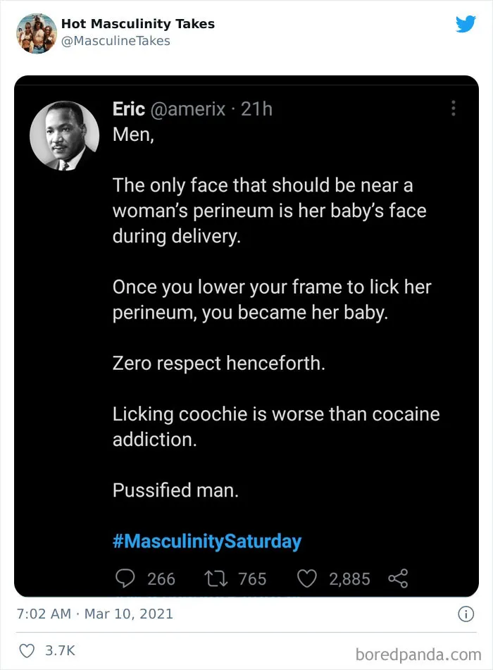 30 Times People Claimed They Knew What Masculinity Is All About Yet It Sounded Messed Up