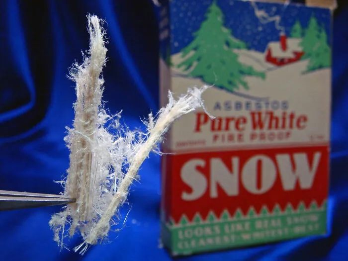 En los años 30 se podía comprar nieve artificial hecha 100% de amianto