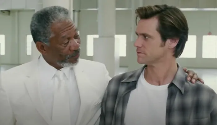 En "Bruce Almighty", el personaje de Morgan Freeman es en realidad Satanás, no Dios