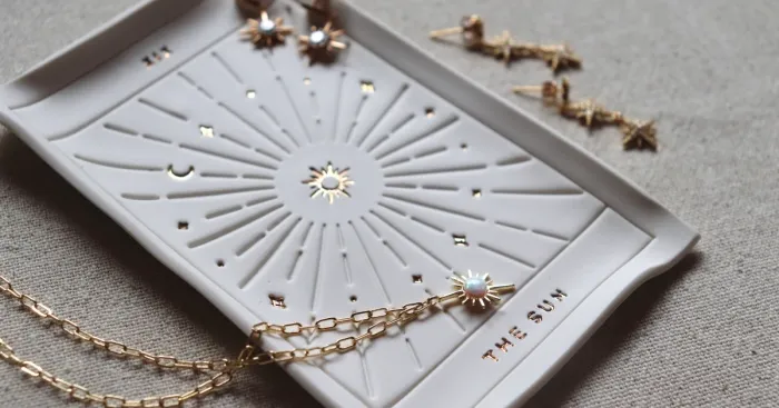 I Make Tarot Cards Out Of Porcelain, Gold, And Mother Of Pearl Luster