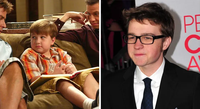Angus T. Jones, ex estrella de "Dos Hombres y Medio", que abandonó la actuación a los 21 años. En la actualidad, Jones trabaja en la dirección de Tonite, una productora dirigida por el hijo de Diddy, Justin Combs