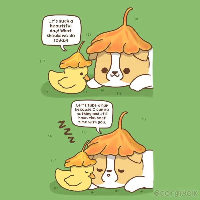 My 30 Wholesome Comics Featuring A Corgi And His Adventures With Other Animal Friends