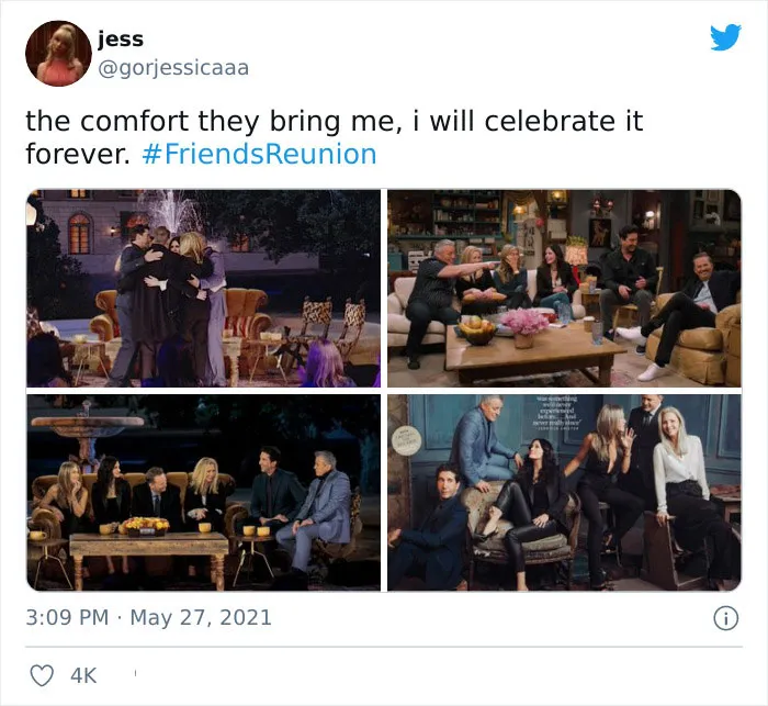 30 Of The Most Spot-On Reactions Of People Online To The Recent "Friends" Reunion