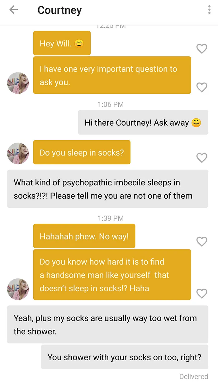 I Wonder How Fast She Will Unmatch