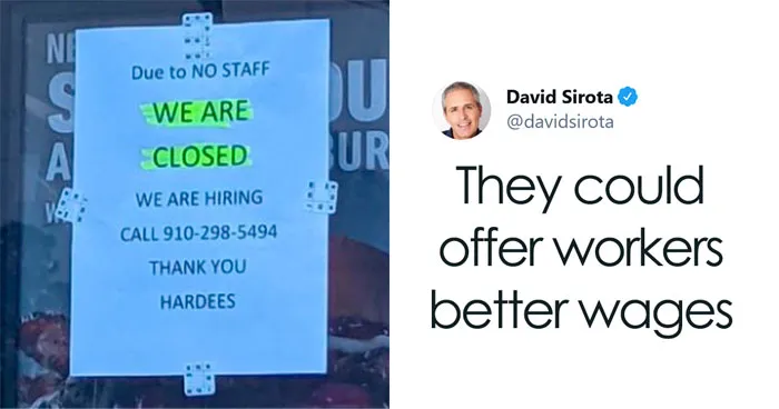 People On Twitter Are Debating About Minimum Wage And Working Conditions After A Post About Closed Fast-Food Place Goes Viral