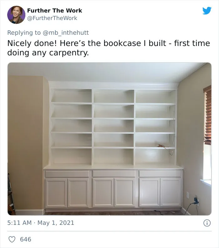 21 People Responded By Showing Their Home Libraries When A Twitter User Shared She Just Finished Hers