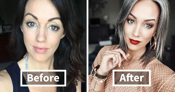 41-Year-Old Woman Decided To Stop Covering Up Her Hair Because She'd Spent 21k Dollars In Hair Salons