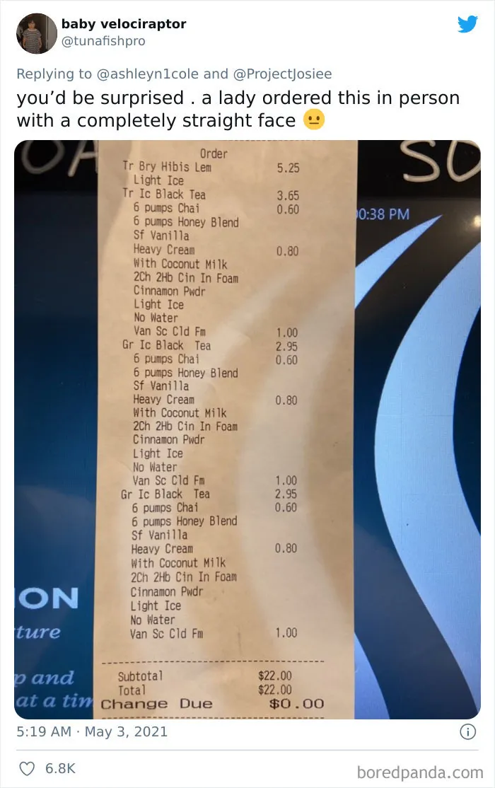 Frustrated Starbucks Baristas Are Shaming Jerk Customers Who Order Drinks That Are 'Very Extra' (30 Pics)