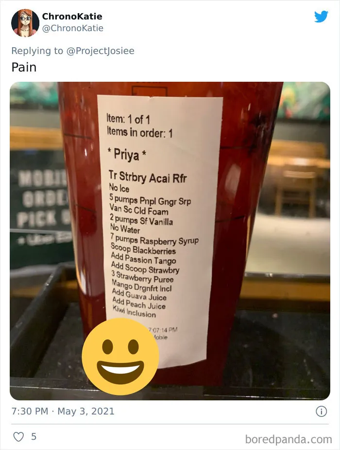 Frustrated Starbucks Baristas Are Shaming Jerk Customers Who Order Drinks That Are 'Very Extra' (30 Pics)