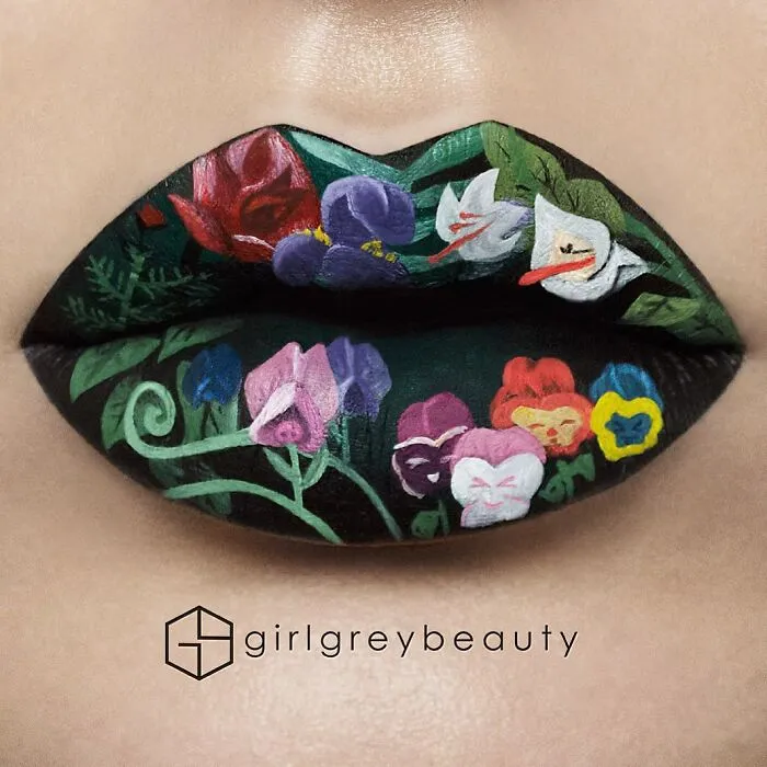 Artist Andrea Reed Turns Lips Into Artwork And Here Are 40 Of The Most Stunning Designs