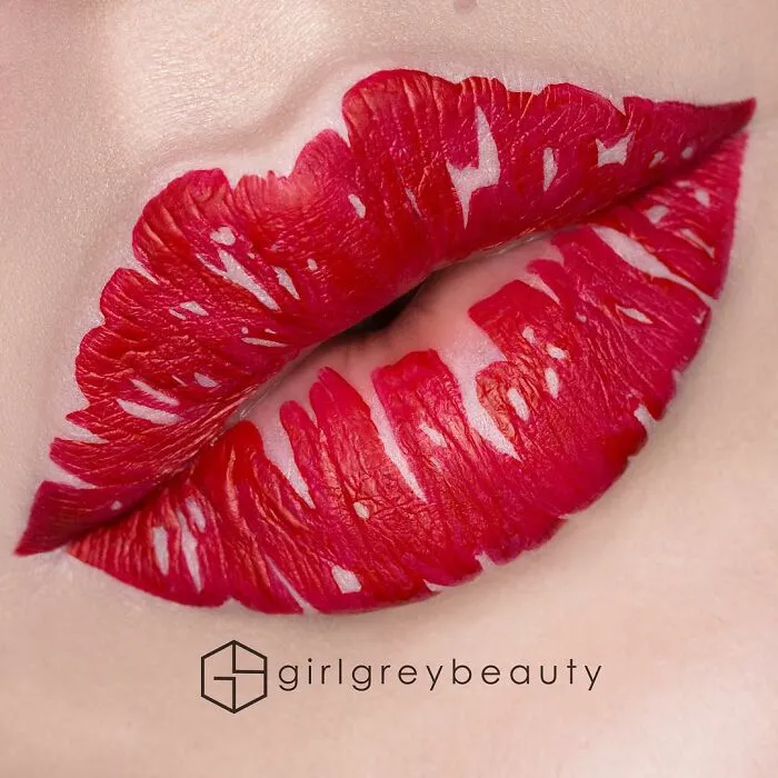 La maquilladora Andrea Reed convierte sus labios en obras de arte y estos son los 40 diseños más deslumbrantes