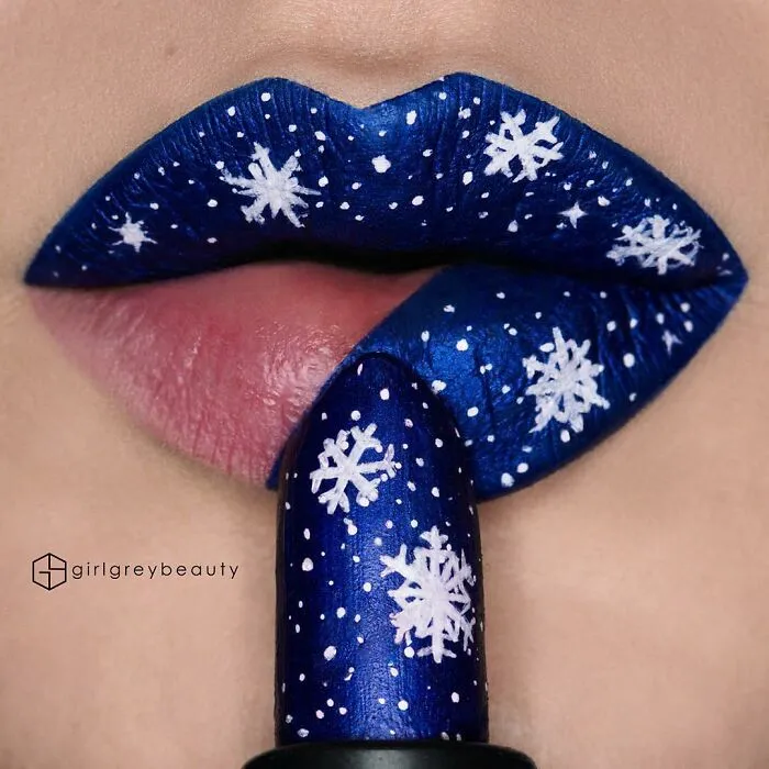 La maquilladora Andrea Reed convierte sus labios en obras de arte y estos son los 40 diseños más deslumbrantes