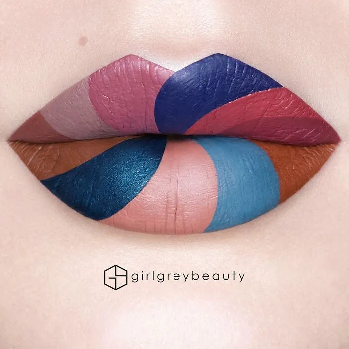 La maquilladora Andrea Reed convierte sus labios en obras de arte y estos son los 40 diseños más deslumbrantes