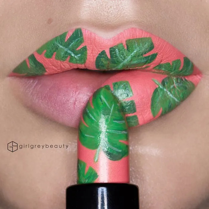 La maquilladora Andrea Reed convierte sus labios en obras de arte y estos son los 40 diseños más deslumbrantes