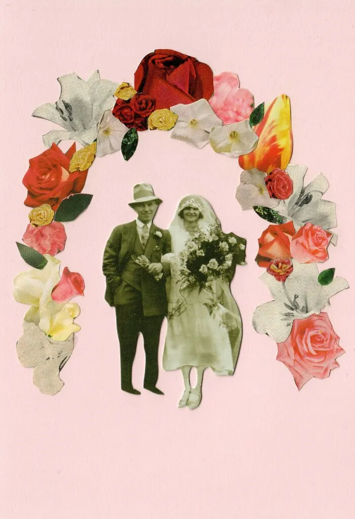 I Make Collages With Hand-Sewn Elements
