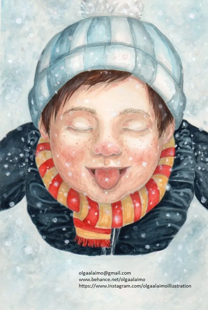 Snow Series  "Eating The Snow"
