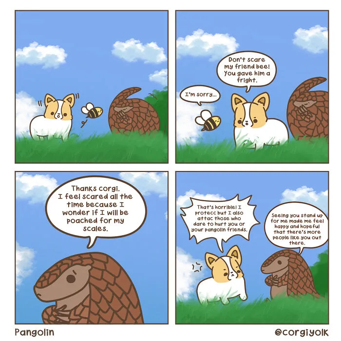 My 30 Wholesome Comics Featuring A Corgi And His Adventures With Other Animal Friends