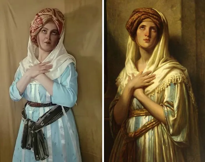 Jan Adam Kruseman "The Barted Bride"  (1850)