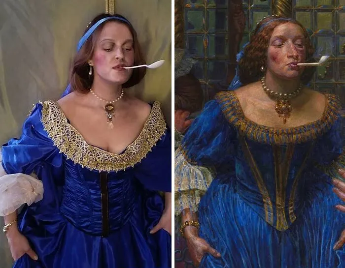 Kristian Zahrtmann  "Christina In Palazzo Corsini" (1908)