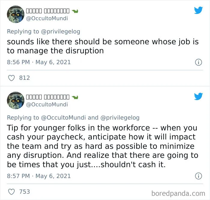 Person Encourages Young People To Not Take Paid Time Off - Gets A Reality Check