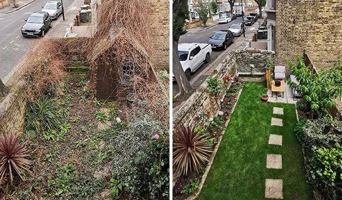 Un poco tarde para la fiesta, pero aquí está la transformación de mi jardín de cuarentena