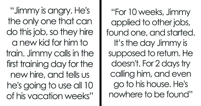 Employee Worked For A Company For 4 Decades And Got His Vacation Time Cut So He Took His Sweet Revenge