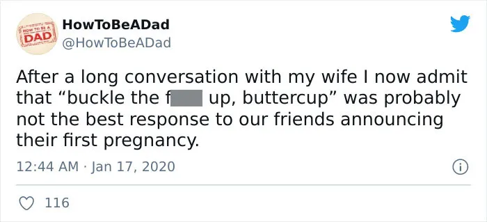 Dads On Twitter Are Joking About Their Wives' Pregnancies And Here Are 40 Of The Best Tweets