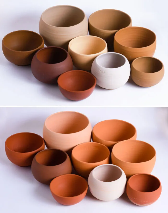 I Make Pottery Out Of Dirt That I Dig Up Myself. These Are Made From 9 Different Wild Clays From Around The Brisbane Area
