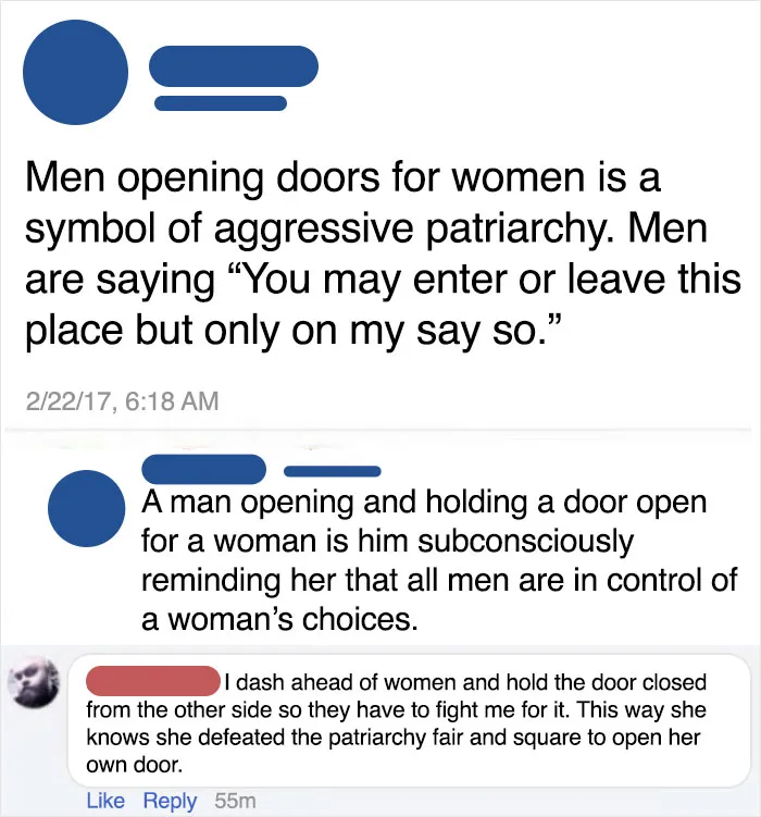 The Woman Is The Cringe One Here, In Case Anyone Is Confused