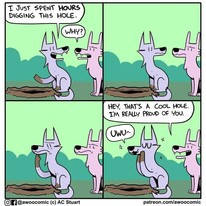 30 Funny Comics About Animals And Their Relatable Everyday Struggles