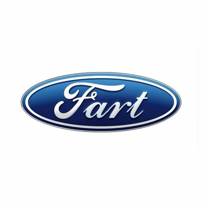 I Remixed 99 Iconic Logos With The Word "Fart" As A Father's Day Surprise For My Dad, A Former Sign Maker (39 Pics)