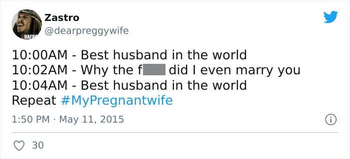 Dads On Twitter Are Joking About Their Wives' Pregnancies And Here Are 40 Of The Best Tweets