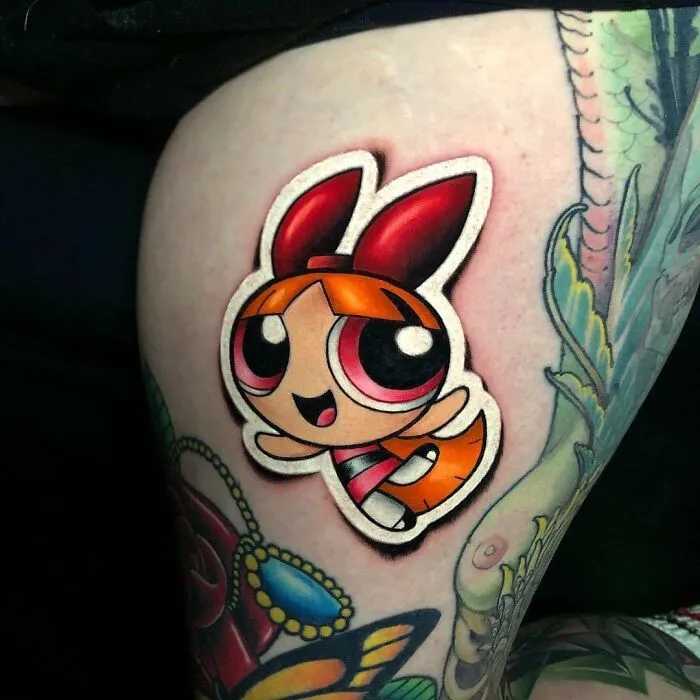 This Artist Created 30 Tattoos That Look Like Stickers That Would Peel Right Off Your Skin