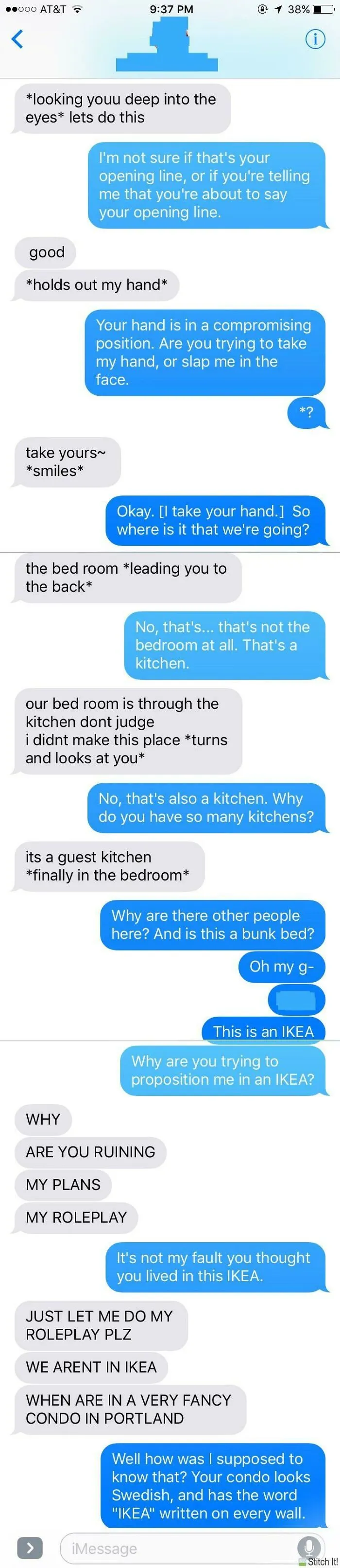 He's Been Begging For Weeks To Do A "Sexy Roleplay" With Me. I Finally Said Yes. I Think He Regrets Everything Now