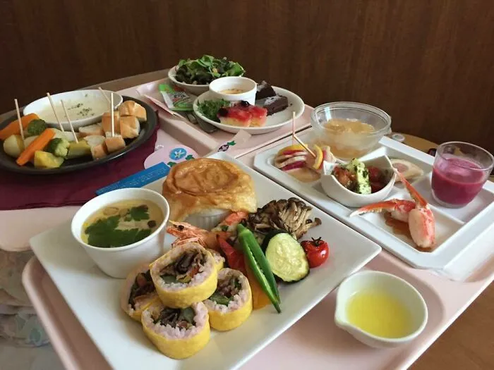 La comida del hospital en Japón