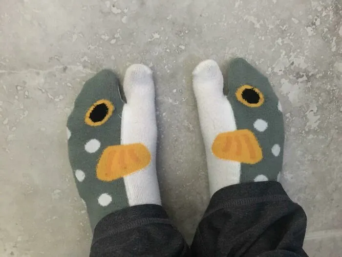 Estos calcetines de pescado de Japón