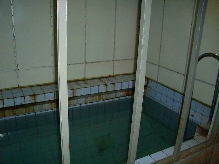 Piscina a bordo de un submarino soviético de la clase Typhoon retirado del servicio