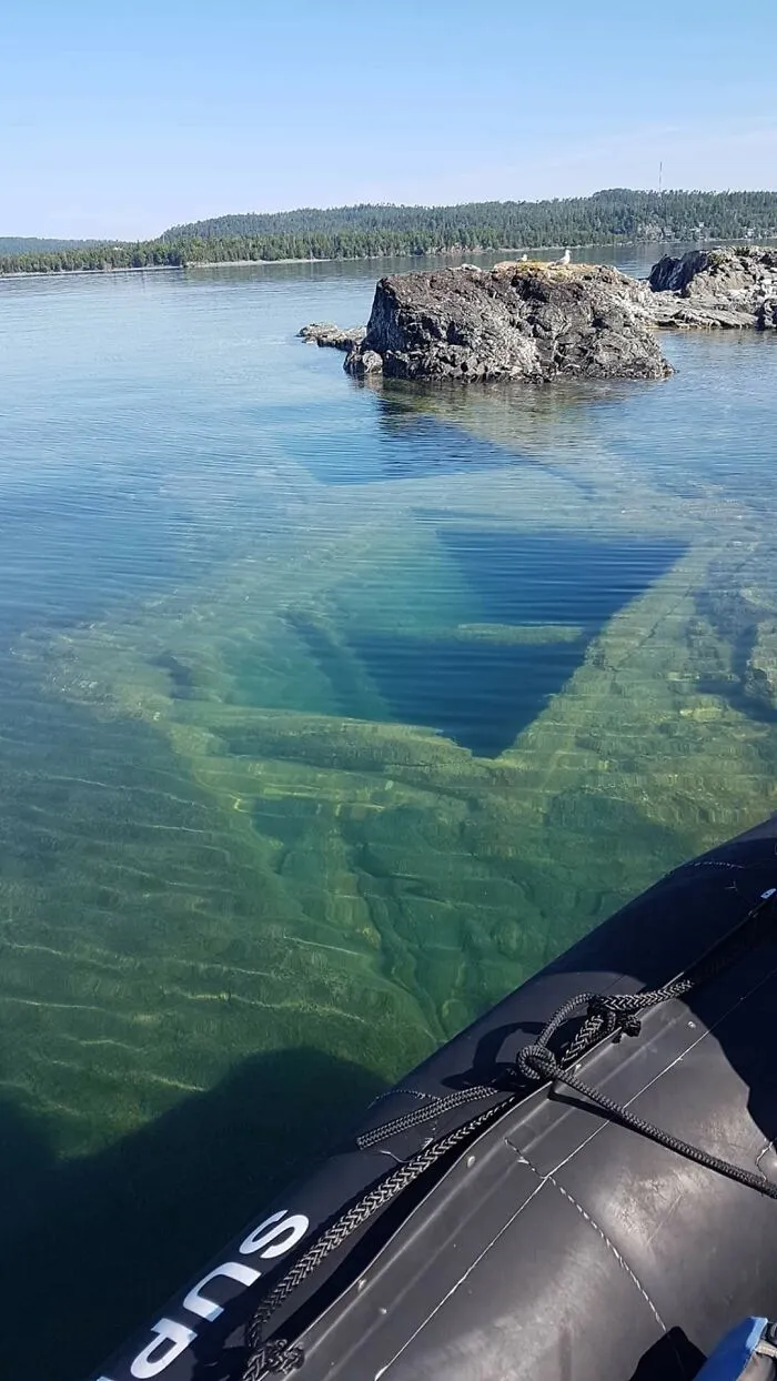 Silver Islet Mine Shafts Near Thunder Bay On
