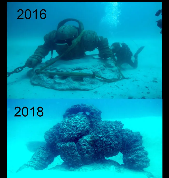 En 2016 Riot Games encargó un arrecife artificial de su personaje Nautilus y lo colocó en el océano de Brisbane, Australia. Ahora se ve así
