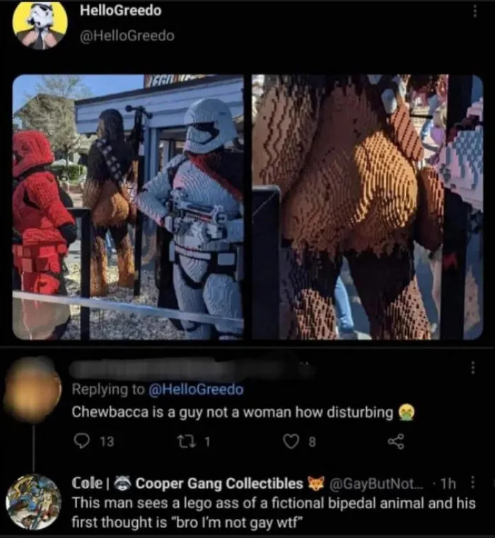 LEGO Ass Of A Fictional Bipedal Animal