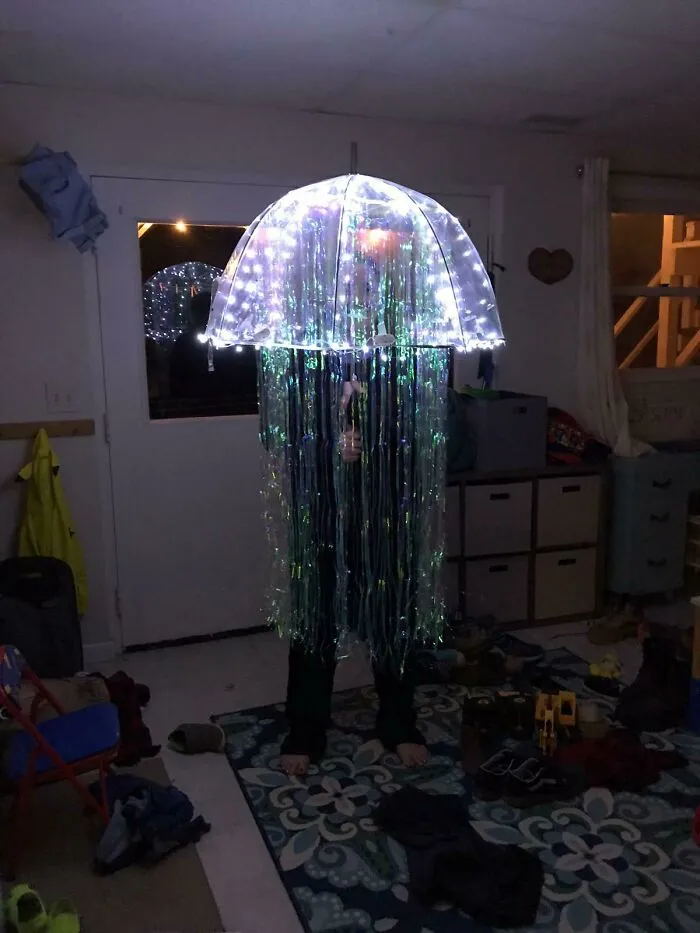 Quería ser una medusa para Halloween. Resultó mejor de lo que pensaba