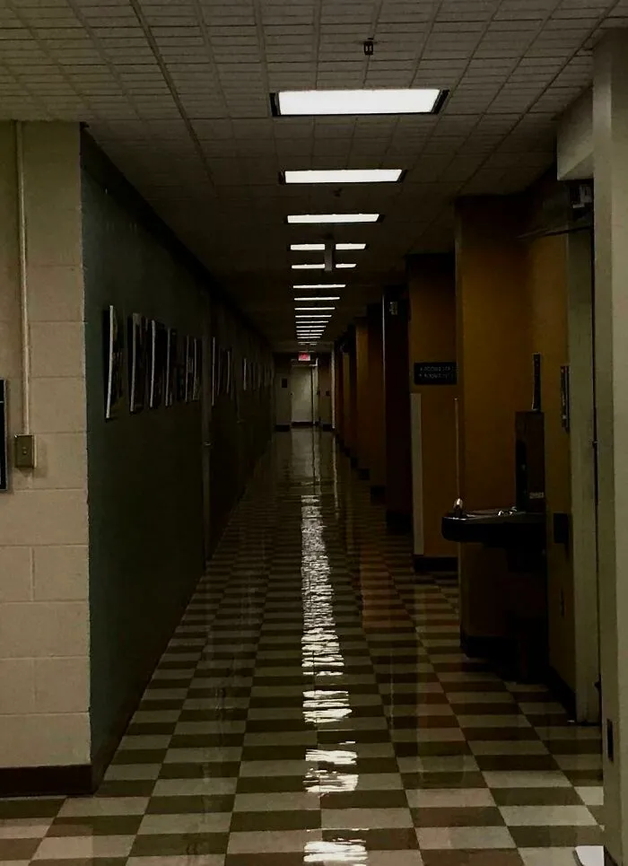 The Exam Will Take Place Down The Hall And To The Left, Good Luck