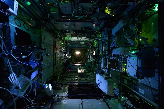 The International Space Station At Night
