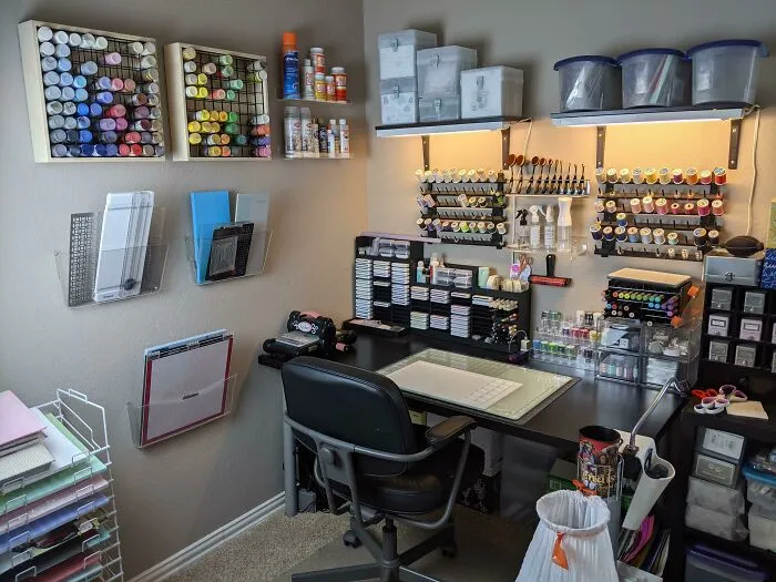 I Finally Have My Craft Room Organized The Way I Want After Countless Failed Attempts Over The Last 2 Decades!