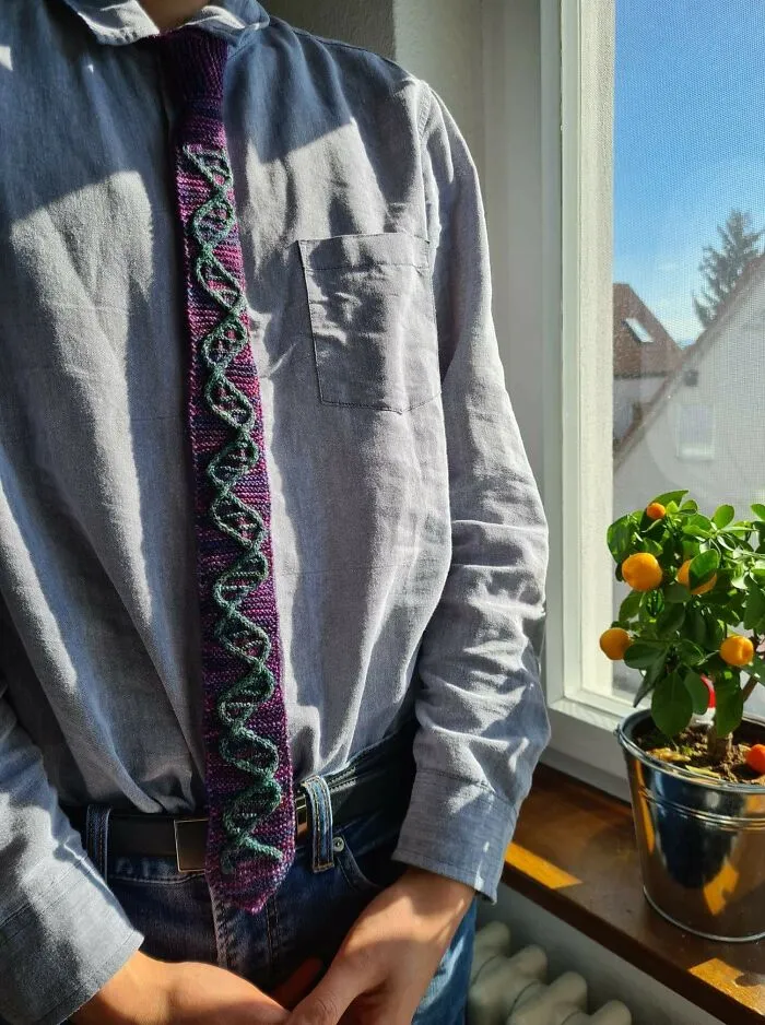 When You're Both Biologists And One Of You Knits
